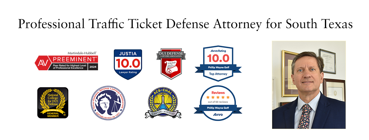 Professional Traffic Ticket Defense Attorney for South Texas